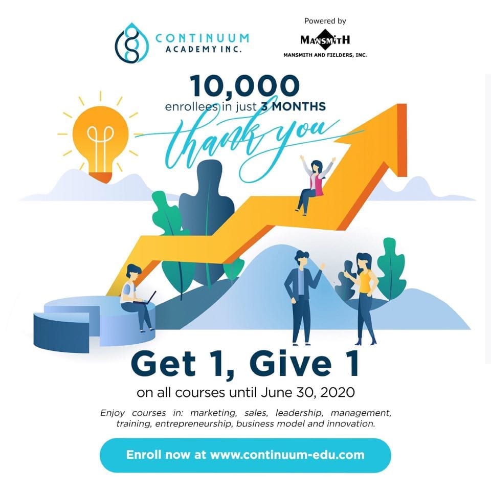 Continuum Offers Get 1, Give 1