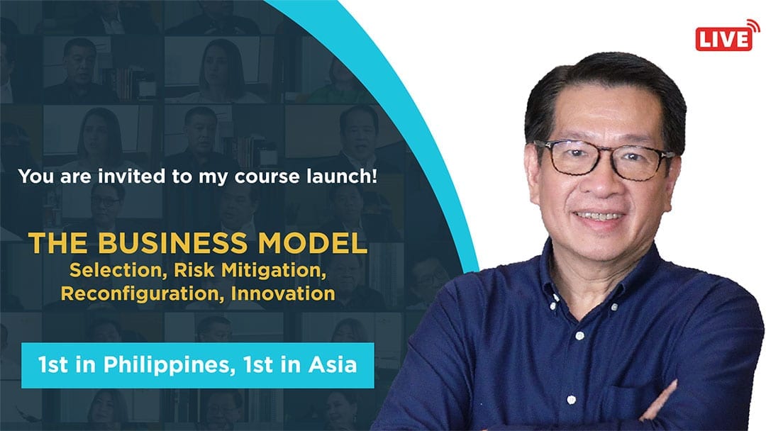 Invitation to My Video Launch: The Business Model Course: First in the Philippines, First in Asia