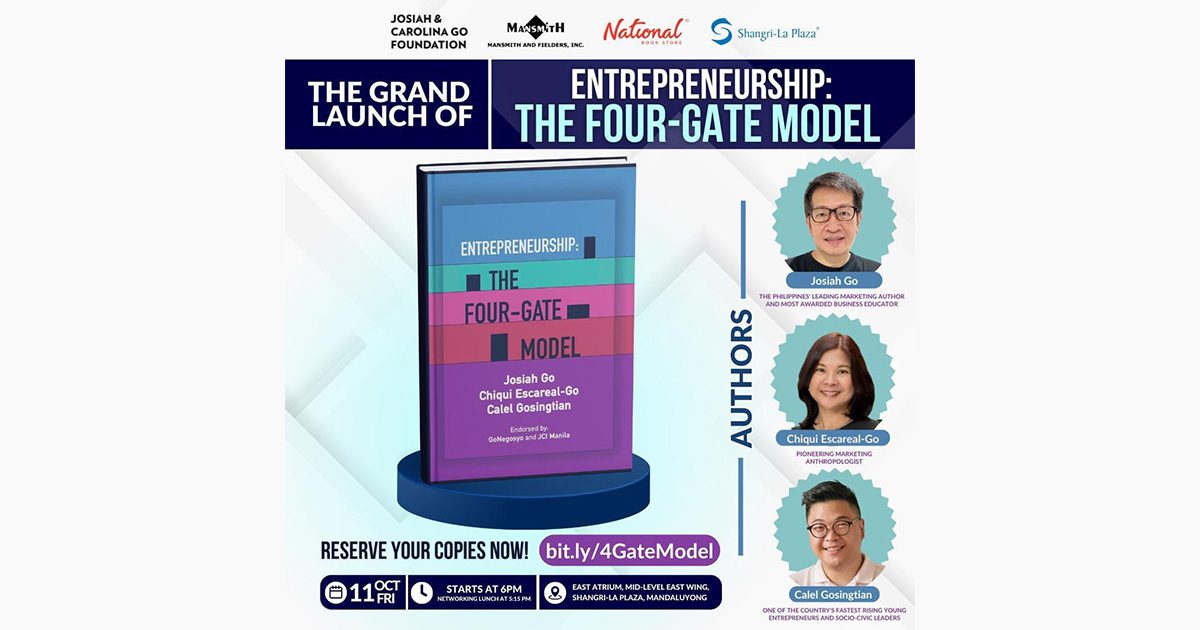 Exciting New Book Launch: “Entrepreneurship: The Four-Gate Model”